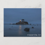 Lighthouse Crescent City, Ca Postcard at Zazzle