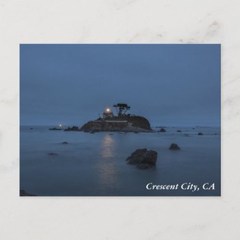 Lighthouse Crescent City  Ca Postcard by UberTee at Zazzle
