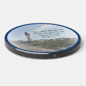 Lighthouse (Customizable Text) Psalms 18:28 Wirele Wireless Charger (Front 2)