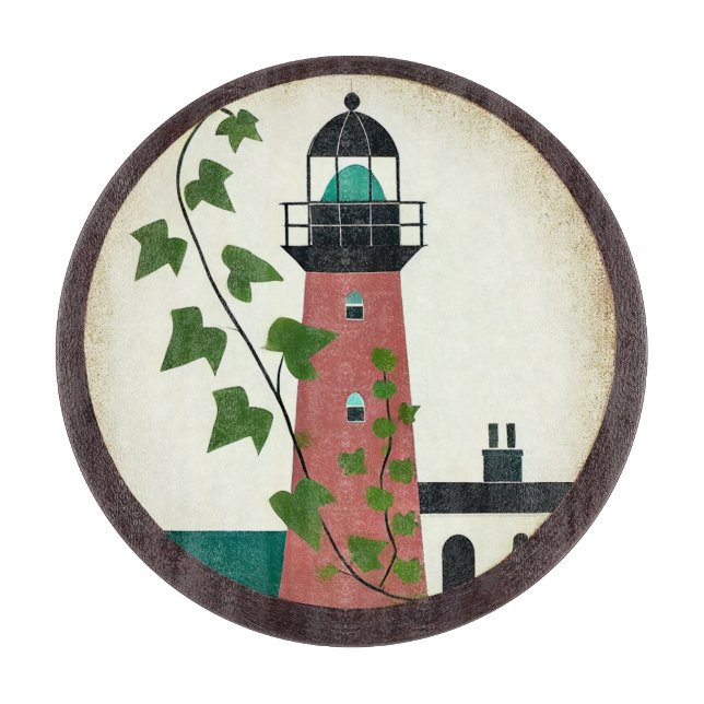 Lighthouse                                         cutting board (Front)