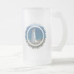 Lighthouse Design Frosted Mug