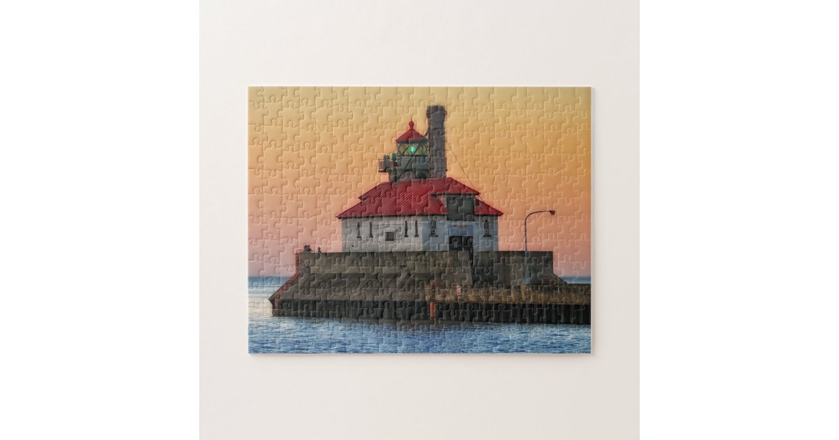 Lighthouse Duluth Minnesota Jigsaw Puzzle Zazzle