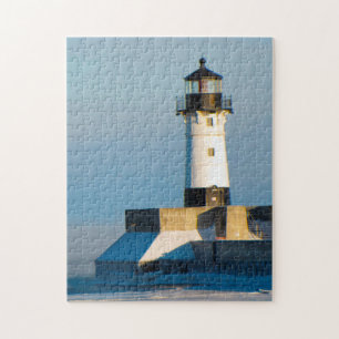 Lighthouse Duluth Minnesota. Jigsaw Puzzle