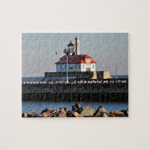 Lighthouse Duluth Minnesota Jigsaw Puzzle