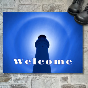 Lighthouse Effect - Blue Doormat