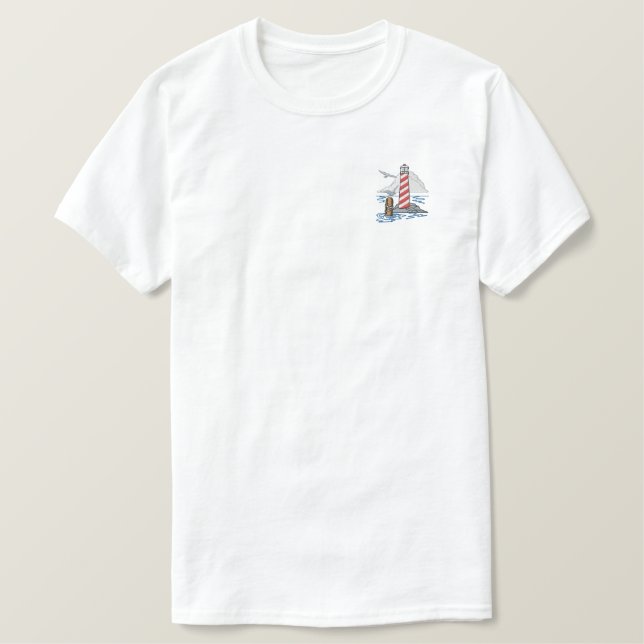 Lighthouse Embroidered Jacket (Design Front)