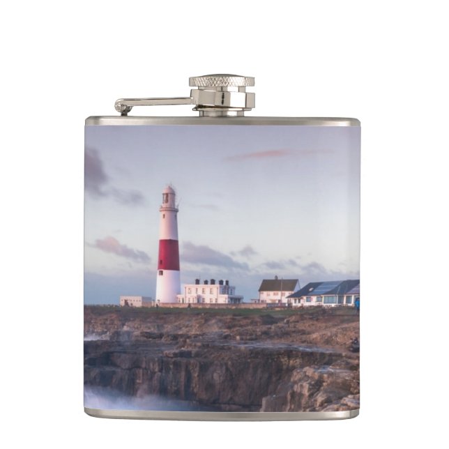 Lighthouse England Flask (Front)