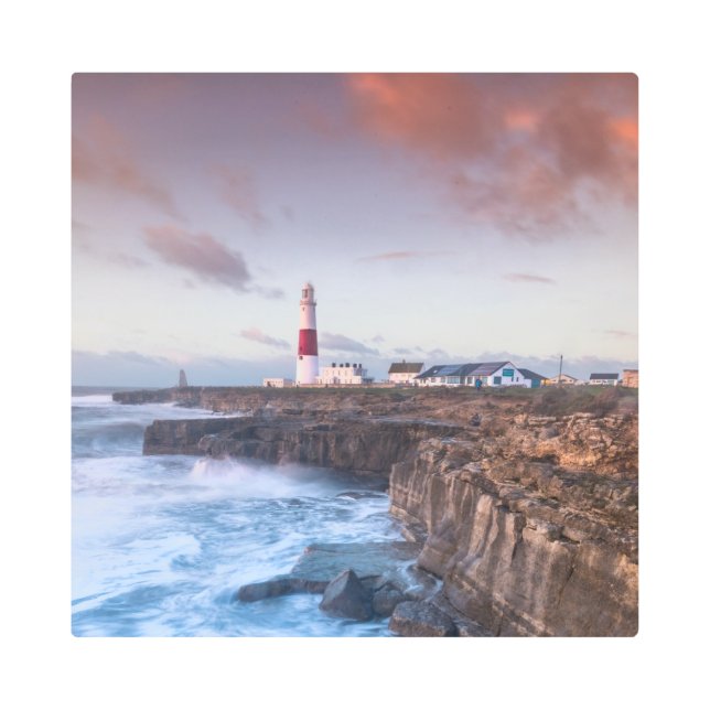 Lighthouse England Metal Print (Front)