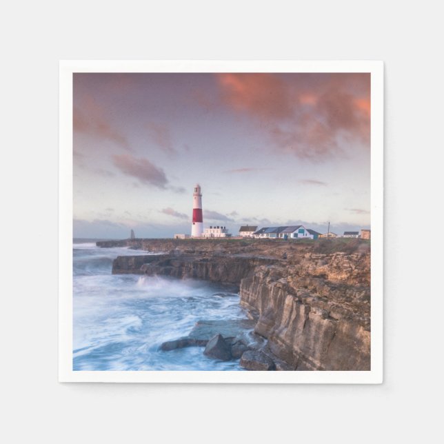 Lighthouse England Napkins (Front)