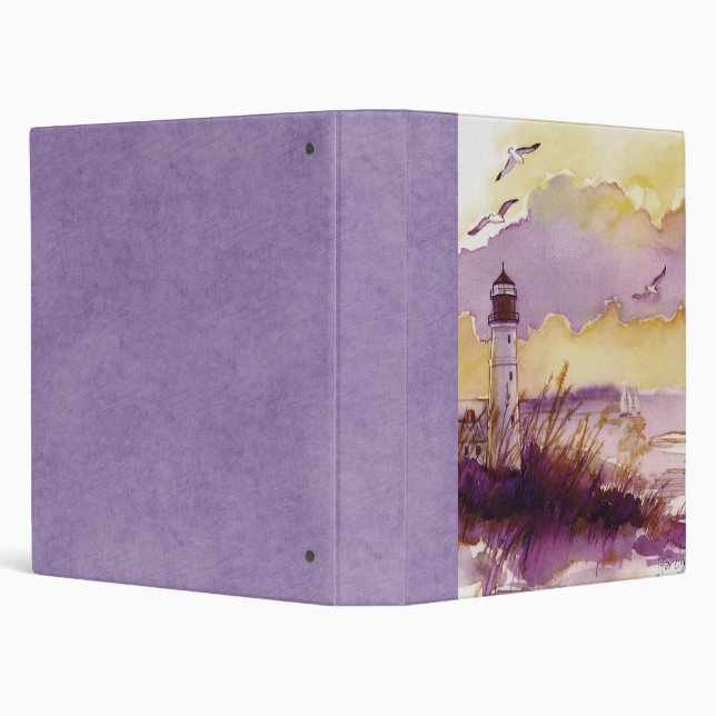 Lighthouse Family Scrapbook Binder (Background)