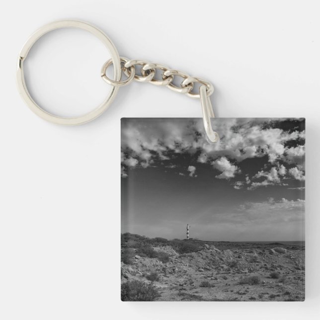 Lighthouse Faro de Abona, Tenerife Keychain (Front)