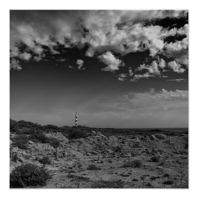 Lighthouse Faro de Abona, Tenerife Poster (Front)