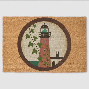 Lighthouse fiber doormat