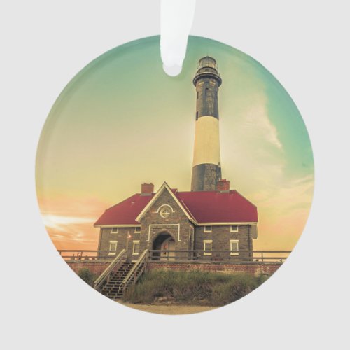 Lighthouse Fire Island  Ornament
