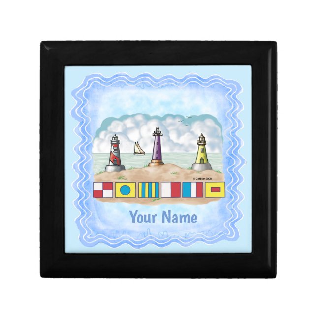 Lighthouse Flags Gift Box (Front)