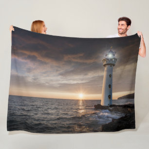 LIGHTHOUSE FLEECE BLANKET