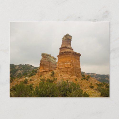 Lighthouse Formation Palo Duro Canyon Texas Postcard