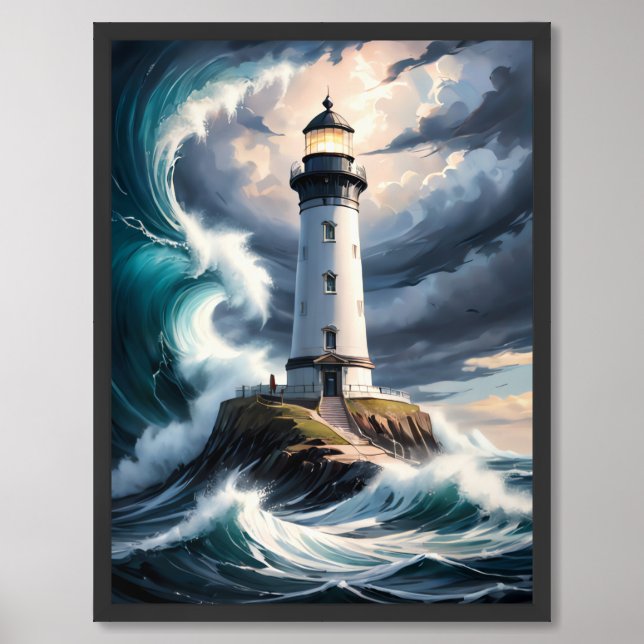 Lighthouse Framed Art (Framed Front)