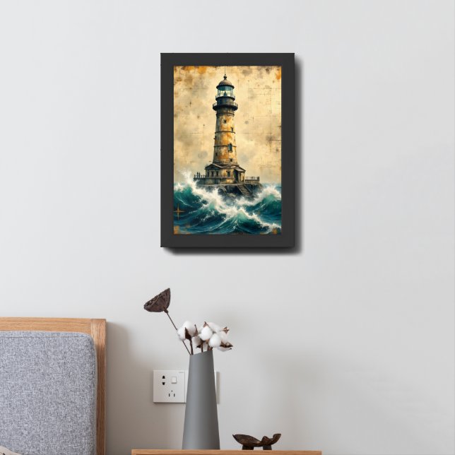 Lighthouse Framed Art (Bedside)