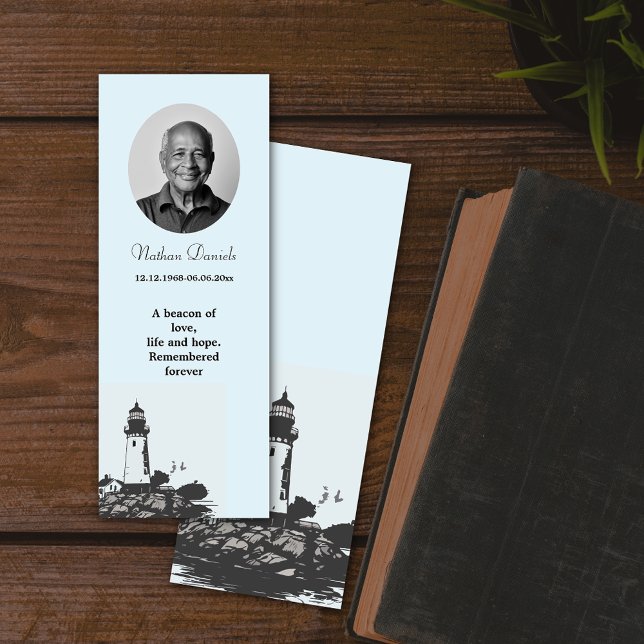 Lighthouse Funeral Bookmark (Creator Uploaded)