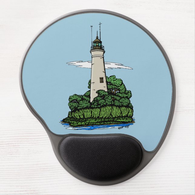Lighthouse Gel Mouse Pad (Front)
