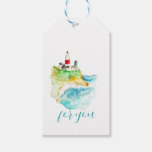 Lighthouse Gift Tags (Front)