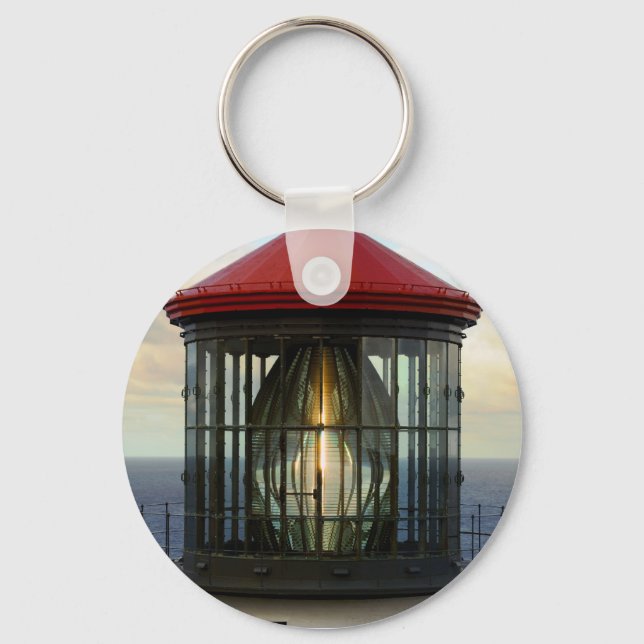 Lighthouse Glass Keychain (Front)