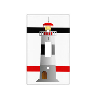 Lighthouse Graphic Light Switch Cover