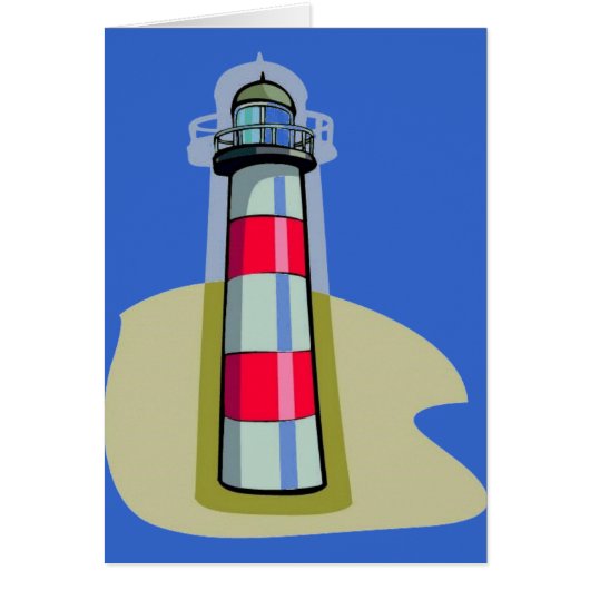 Lighthouse Greeting Card (Front)