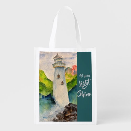 Lighthouse Grocery Tote