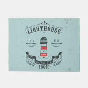 Lighthouse Guide Me Home Poster Doormat
