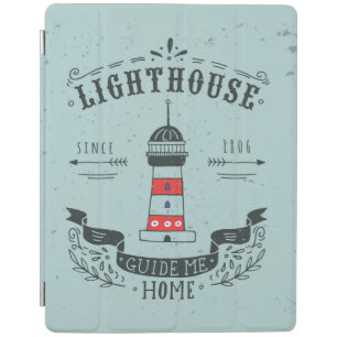 Lighthouse Guide Me Home Poster iPad Smart Cover