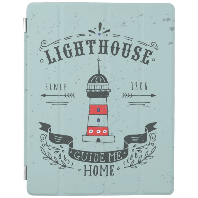 Lighthouse Guide Me Home Poster iPad Smart Cover (Front)