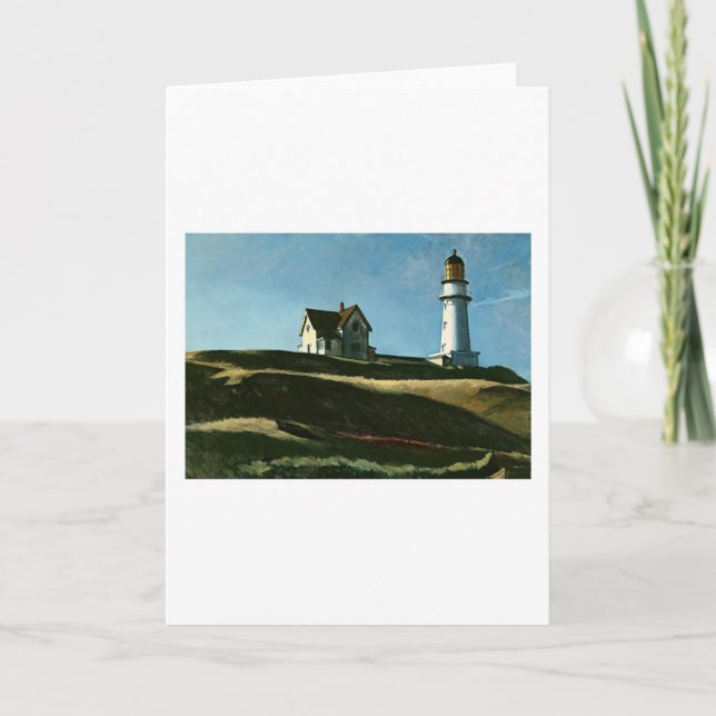 Lighthouse Hill - Edward Hopper Card (Front)