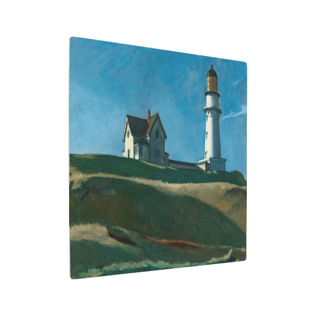 Lighthouse Hill | Edward Hopper | Metal Print (Angled)
