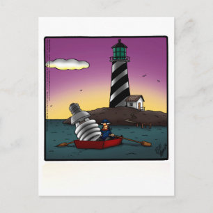 Lighthouse Humor Postcard