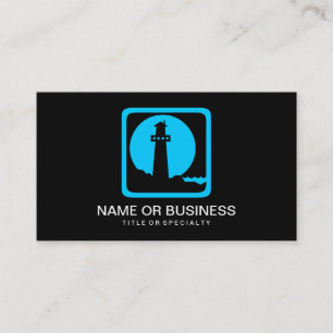 lighthouse icon business card