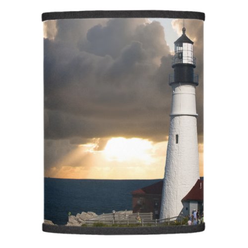Lighthouse in a Storm Lamp Shade