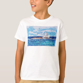 Lighthouse in Blue T-Shirt