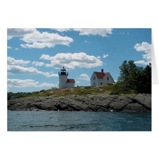 Lighthouse in Maine Cards (Front Horizontal)