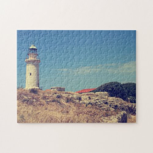 Lighthouse in Paphos Jigsaw Puzzle