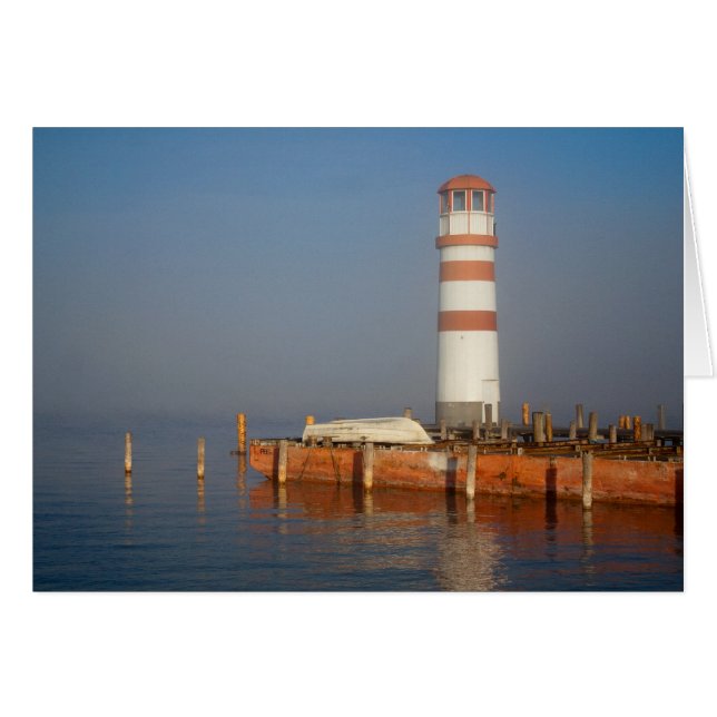 Lighthouse In Podersdorf Cards (Front Horizontal)