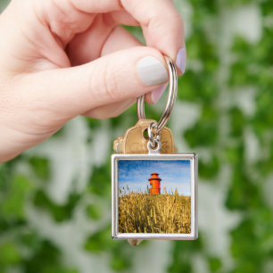 Lighthouse in Stykkisholmur, Iceland Keychain