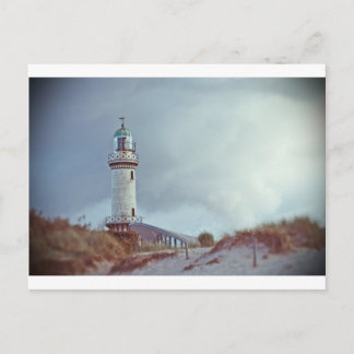 Lighthouse in Warnemuende in Germany Postcard