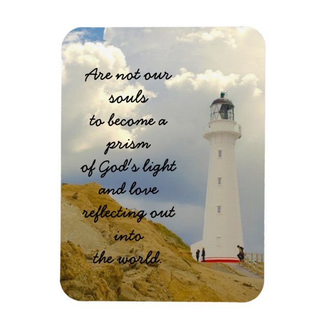 Lighthouse Inspirational Magnet (Vertical)