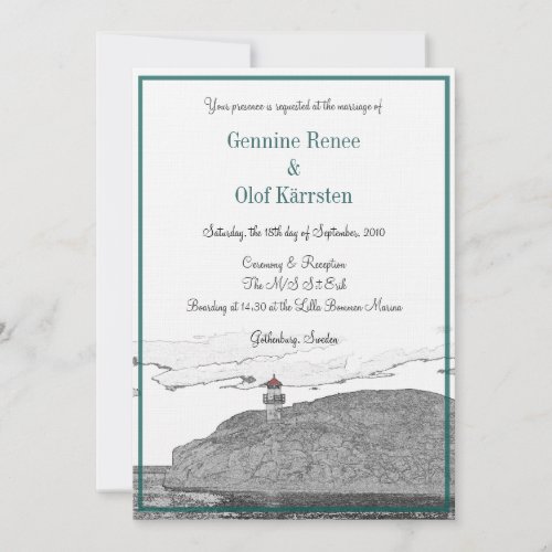 Lighthouse Invitation  - Sketch