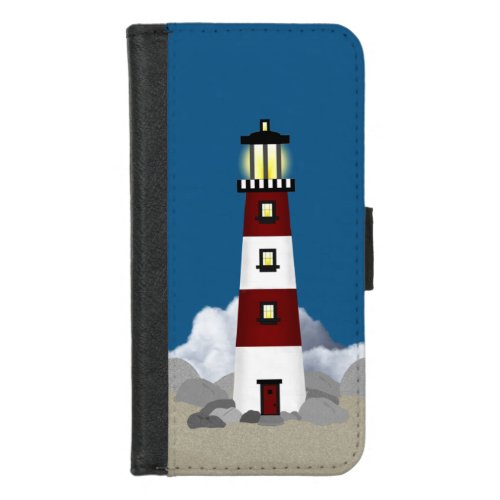 Lighthouse iPhone Wallet Case