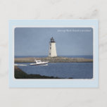 Lighthouse Jennings Beach Fairfield Connecticut Postcard at Zazzle