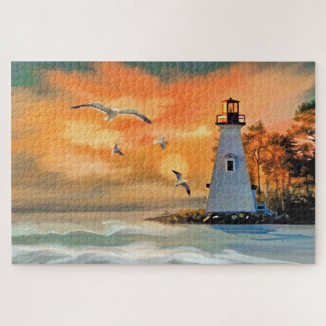 Lighthouse Jigsaw Puzzle (Horizontal)