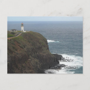 Lighthouse - Kauai, Hawaii Postcard